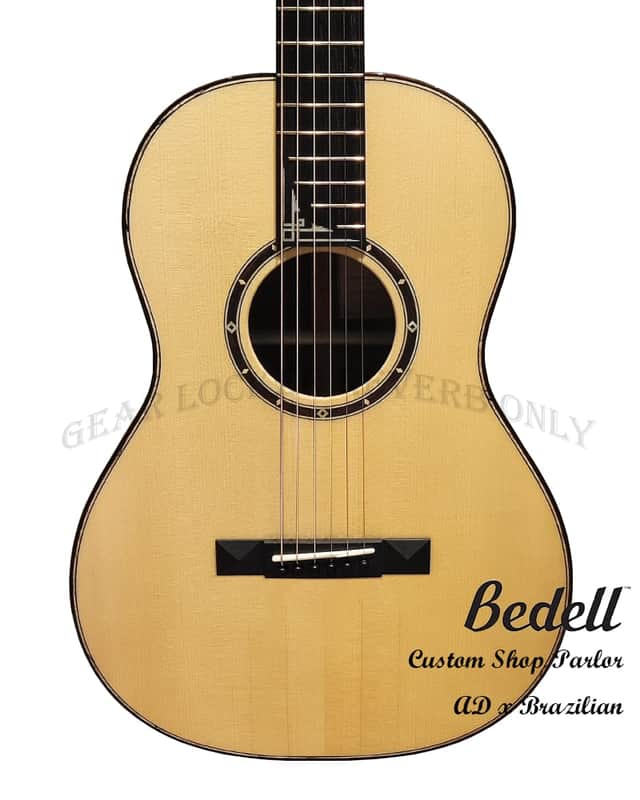 Bedell FS-P-AD/BR Fireside Parlor Adirondack Spruce & Brazilian Rosewood handcraft guitar image 1