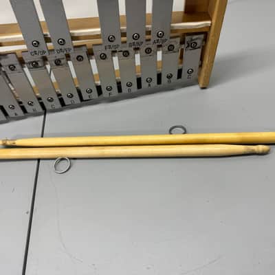 United Musical Instrument UMI Xylophone on Wooden Frame w/ Drum Pads & Sticks image 4