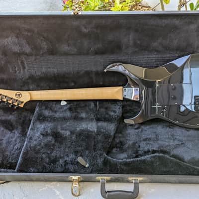 ESP Custom Shop M-II KH-2 Kirk Hammett Signature Specs 1993 OHSC Black image 8
