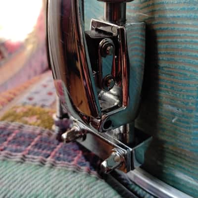 SSS Solid Shell Shop Custom Snare Drum 2025 - Turquoise image 9