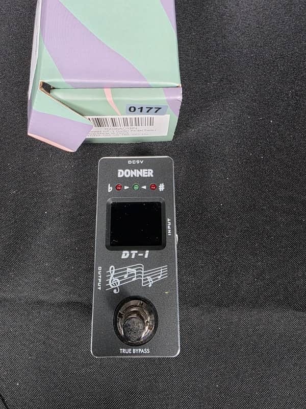 Donner DT-1 Tuner mini pedal - Black image 1