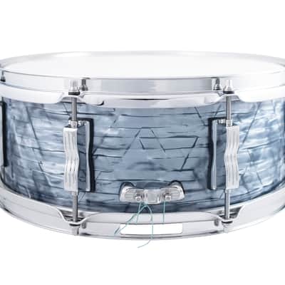 Ludwig Legacy Mahogany Reissue Sky Blue Pearl Jazz Fest 5.5x14" Kit Snare Drum | Authorized Dealer image 3