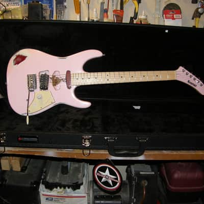 Kramer Pacer? 1980's "Pinkie" Electric Guitar By Boneyard Guitars image 2