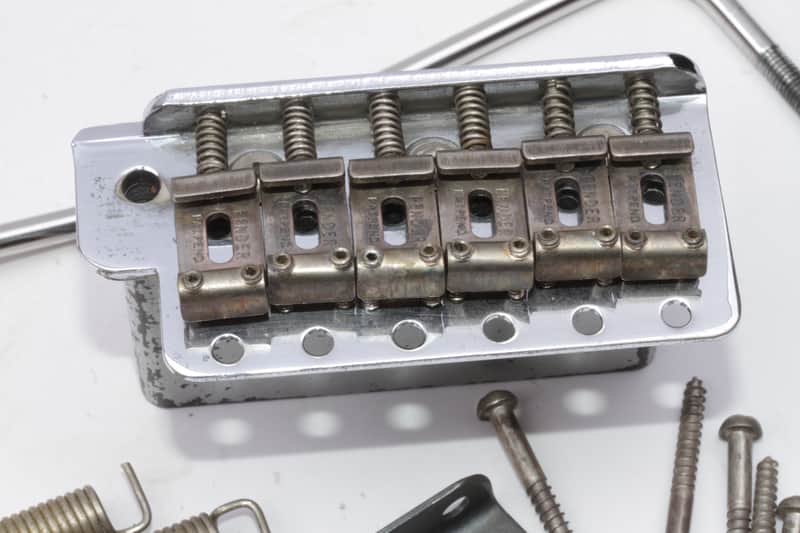 Aged Pre-CBS 50's Tremolo Vintagecorrect, Pat. Pend.Saddles, Made in UK image 1