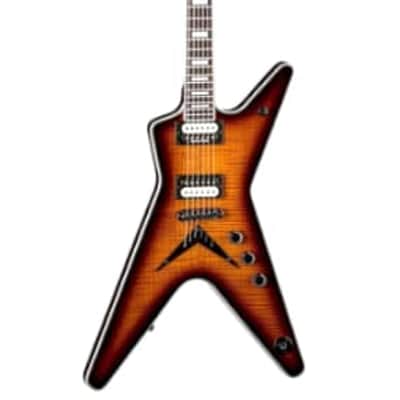 Dean ML Select Flame Top Electric Guitar, Trans Brazilian, ML SEL FM TBZ image 6