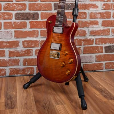 PRS Limited Edition Single Cut Brazilian Flame Maple 10-Top Dark Cherry Sunburst #200 made in 2001 w/OHSC image 5