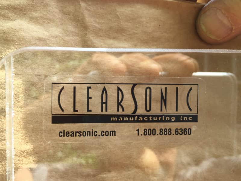 Clearsonic Plexiglass Drum Shield (three panels) image 1