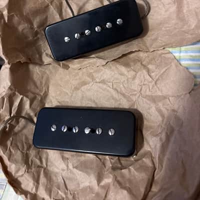 Seymour Duncan Antiquity P90 Soap-bar pickup set 2020’s - Black image 1