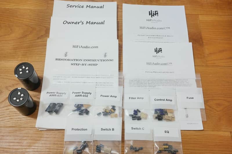 Pioneer SA-9100 restoration kit filter capacitor repair rebuild fix image 1