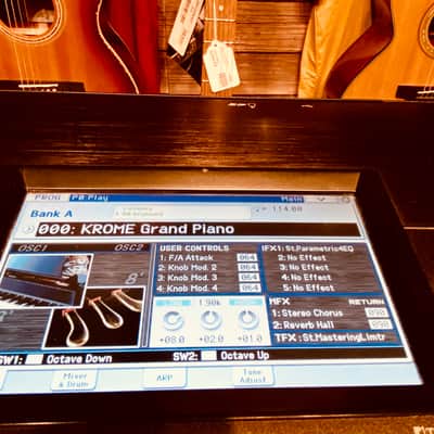 Korg KROME 88-Key Synthesizer Workstation 2010s - Black image 4