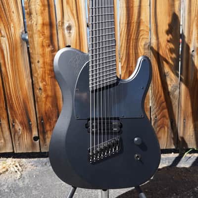 Schecter DIAMOND SERIES PT-8 MS Black Ops Satin Black Open Pore 8-String Electric Guitar image 6