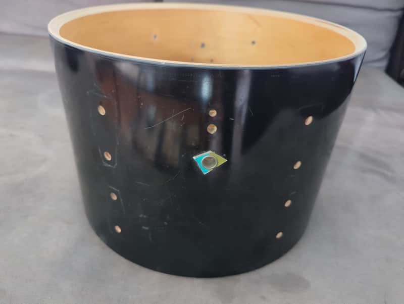 Ludwig, 6 ply Late 70s - Black Cortex - with new bearing edges image 1