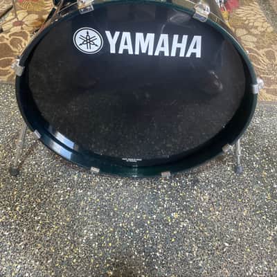 Yamaha Stage Custom Advantage 4-piece Shell Pack - GREEN/ Black Metallic image 2