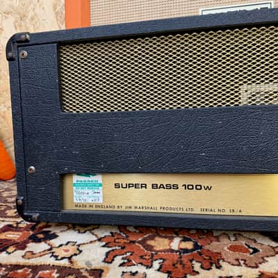 Vintage 1976 Marshall JMP Super Bass 100w MKII Valve Amplifier Head *1970s* Bild 10