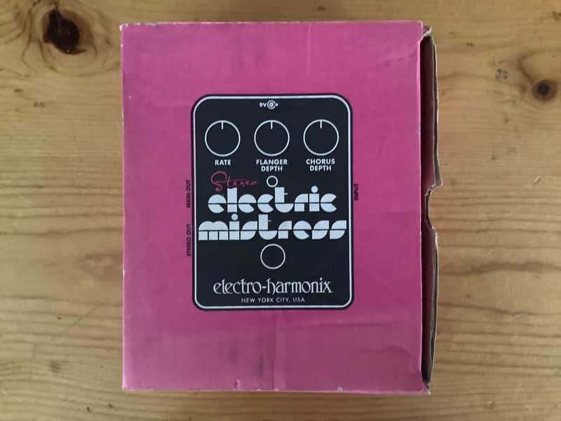 Electro-Harmonix Stereo Electric Mistress Flanger / Chorus 2007 - Present - Black / Pink image 1