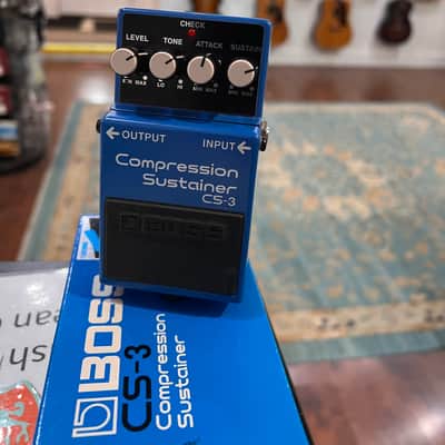 Boss CS-3 Compression Sustainer (Silver Label) 1997 - Present - Blue image 8