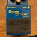 Boss BD-2 Blues Driver (Silver Label) 1995 - Present - Blue