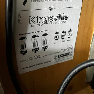 Grammatico Kingsville 2012 - white image 6