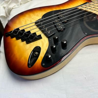 Halo Custom Guitars Custom Shop Clarus 5 Multiscale multi-scale Fanned Fret 5-string Bass 2018 image 6