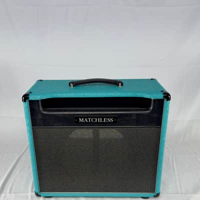 Matchless Unloaded 1x12 Cabinet - Blue Tolex image 1
