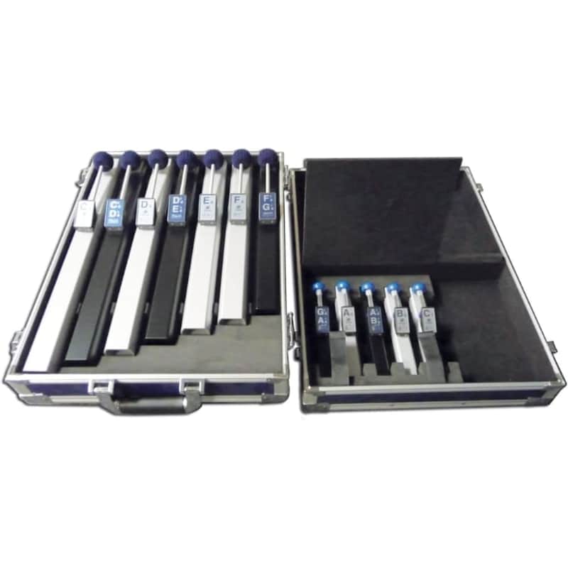 Suzuki Musical Instrument Corporation HB-120A Tone Chime 3rd Octave Set with Case image 1