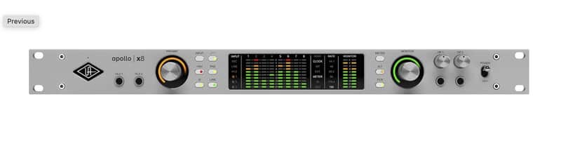 Apollo x8 Rackmount Interface for $2999 - Save $0