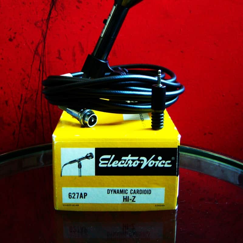 1970s Electro-Voice 627C Cardioid Dynamic Microphone Chrome