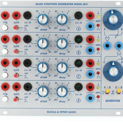 Tiptop Audio Buchla 281t Quad Function Generator Eurorack Module image 2