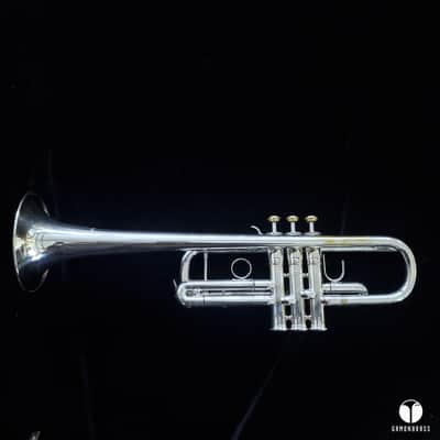 Large bore Courtois Paris PRESTIGE 301 C key trumpet case mouthpiece gamonbrass image 10