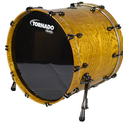 Mapex Bassdrum Saturn IV EX 22x18 Natur Ash Burl image 1