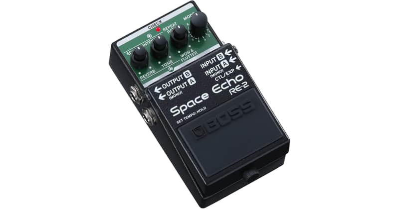 Boss RE-2 Space Echo - Black / Green image 1