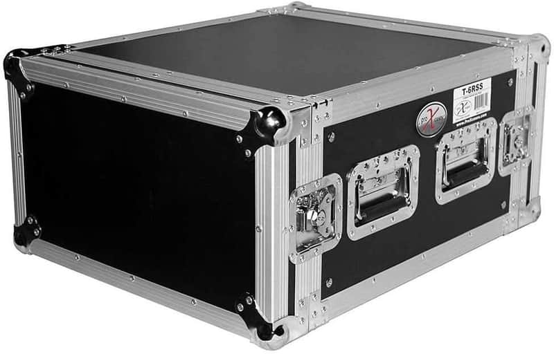 Pro-X Prox T-6RSS 6U Space Amp Rack Mount ATA Flight Case 19" Depth, Black image 1