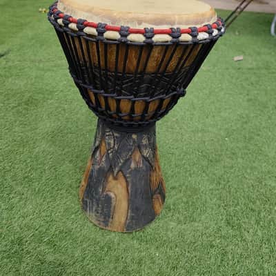 Handmade Professional Djembe - Hand-Carved Solid Wood - 5kg image 2