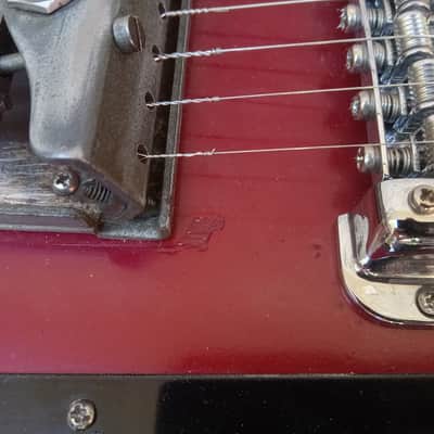 Vintage Circa 1965 Teisco TG-64 Electric Guitar! Japan, Monkey Grip! image 5