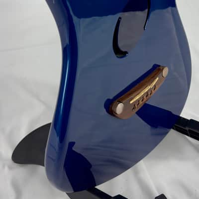 Fender Acoustasonic Deluxe Acoutic Electric Guitar Body 2003 - Blue image 2