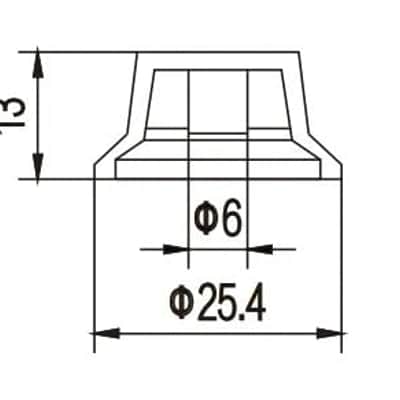 One Volume Two Tone 1V2T Switch Knobs, 3PCS Top Hat Bell Speed Potentiometer Control Knobs Arabic Numerals Scale with 6mm Dia. Shaft Pots for Electric Guitar Bass Replacement Part image 4