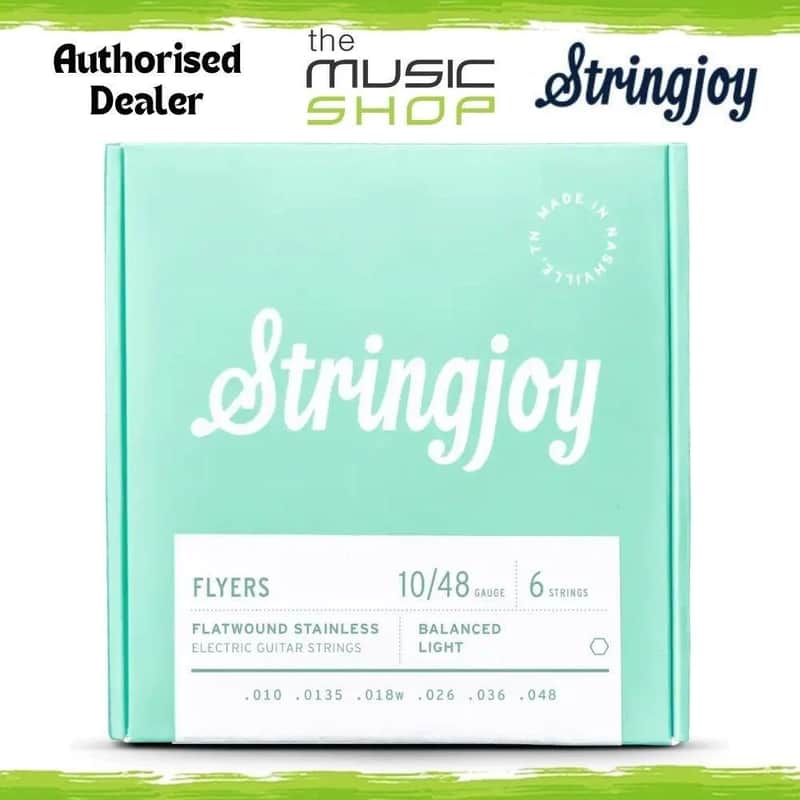 Stringjoy Flyers 10-48 Balanced Lt Flatwound Electric Guitar Strings - SJ-FR1048 image 1