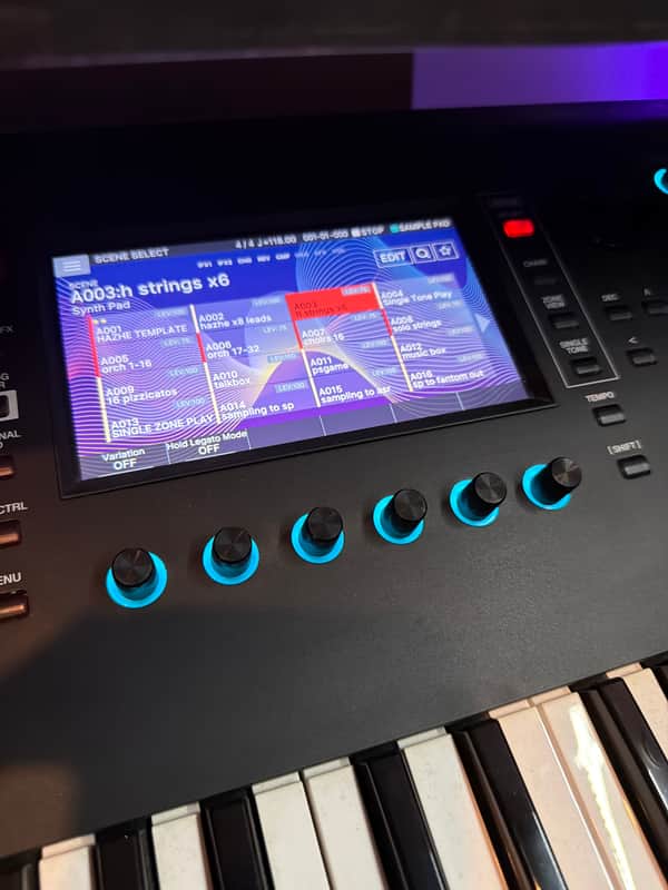 Roland Fantom 6 EX 61-Key Workstation Keyboard 2024 - Present - Black image 1