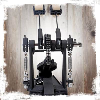 Griffin Double Drum Kick Pedal for Bass Drum - Twin Set Foot Pedal Quad Sided Beater Heads - Dual Double Chain Drive Percussion Hardware - Impressive Response for Metal and Rock Drummers image 11