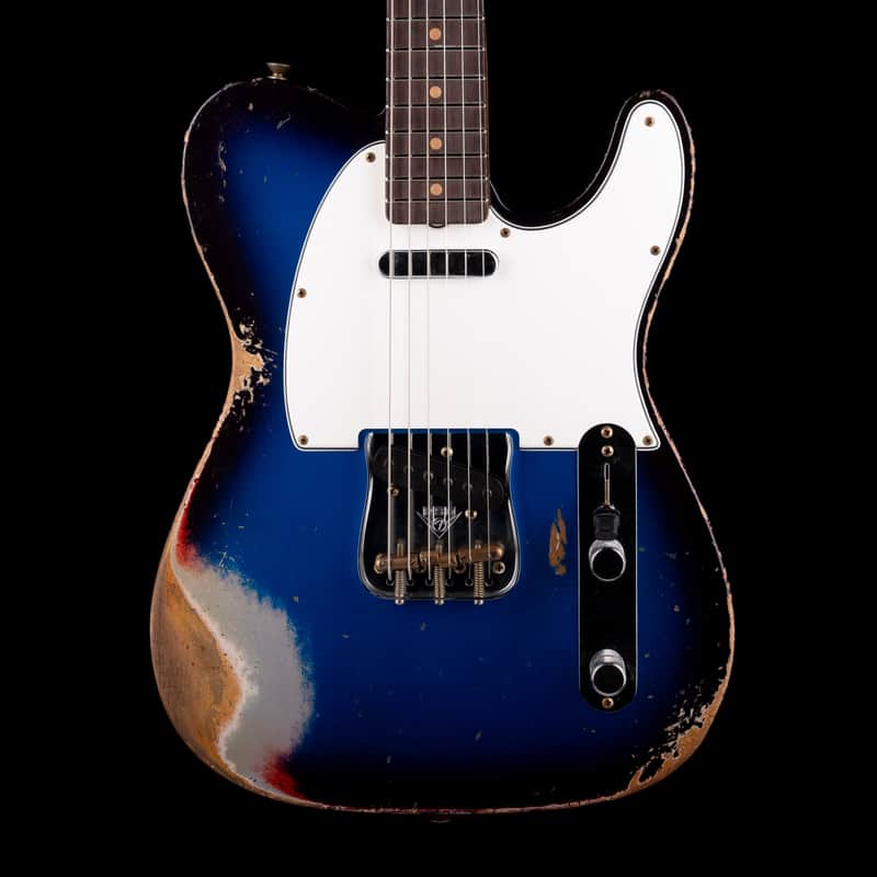 Fender Custom Shop 1963 Telecaster Heavy Relic Desert Sunset Truetone Color Set With Case image 1