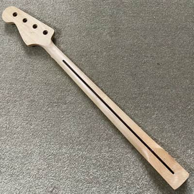 Maple Wood 20 Frets Fingerboard 4 Jazz Bass Style Maple Neck image 3