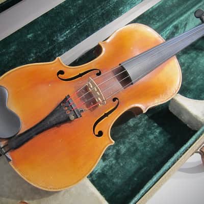 Jacobus Stainer German 4/4 Violin Germany Circa-1930s-1940s-Reddish Brown Varnish image 1