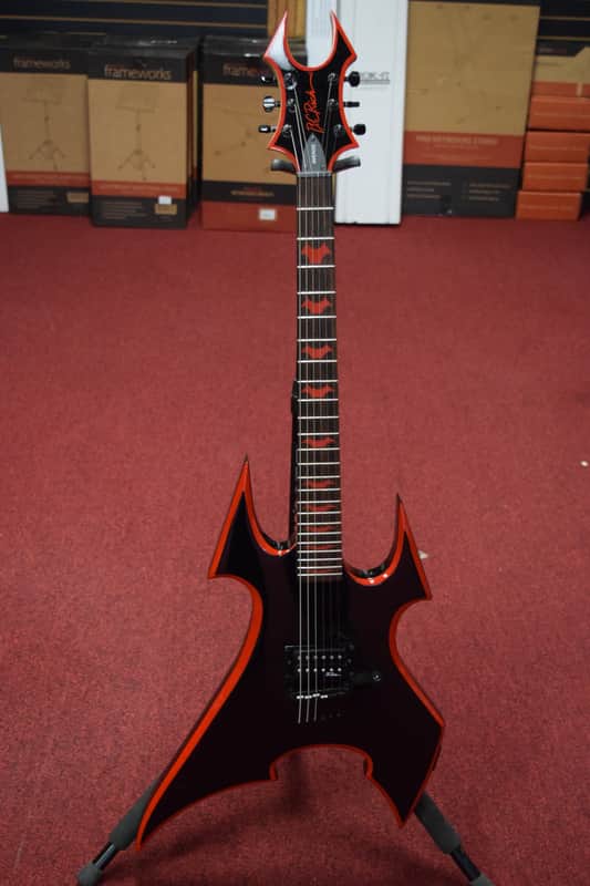 B.C. Rich Avenge Son of a Beast Black w/Red Trim | Reverb