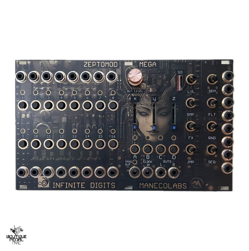 Infinite Digits x Maneco Labs  ZEPTOMOD MEGA eurorack BLK & GOLD (BPNYC) image 1