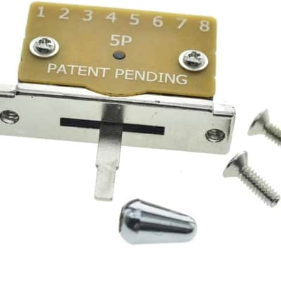 Heavy Duty 5 Way Guitar Pickup Lever Guitar Pickup Selector Switch for Strat Tele with Plastic Chrome Tip image 2