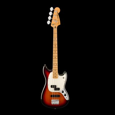 Fender Player II Mustang Bass PJ Maple Fingerboard 3-Color Sunburst image 2