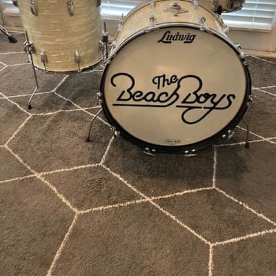 Ludwig 1965 Vintage 5 Pc. drum kit - Marine Pearl image 6