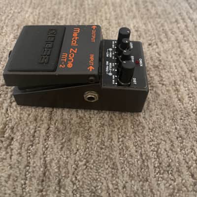 Boss MT-2 Metal Zone (Silver Label) 1991 - Present - Black | Reverb