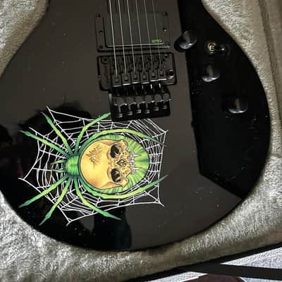 ESP LTD KH-3 Kirk Hammett Signature Spider 2021 - Black with Spider Graphic image 2