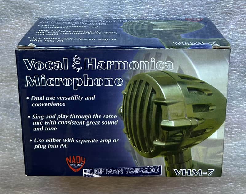 Nady VHM-7 Bushman Torpedo Vocal & Harmonica Microphone 2,000’s - Bright Chrome image 1